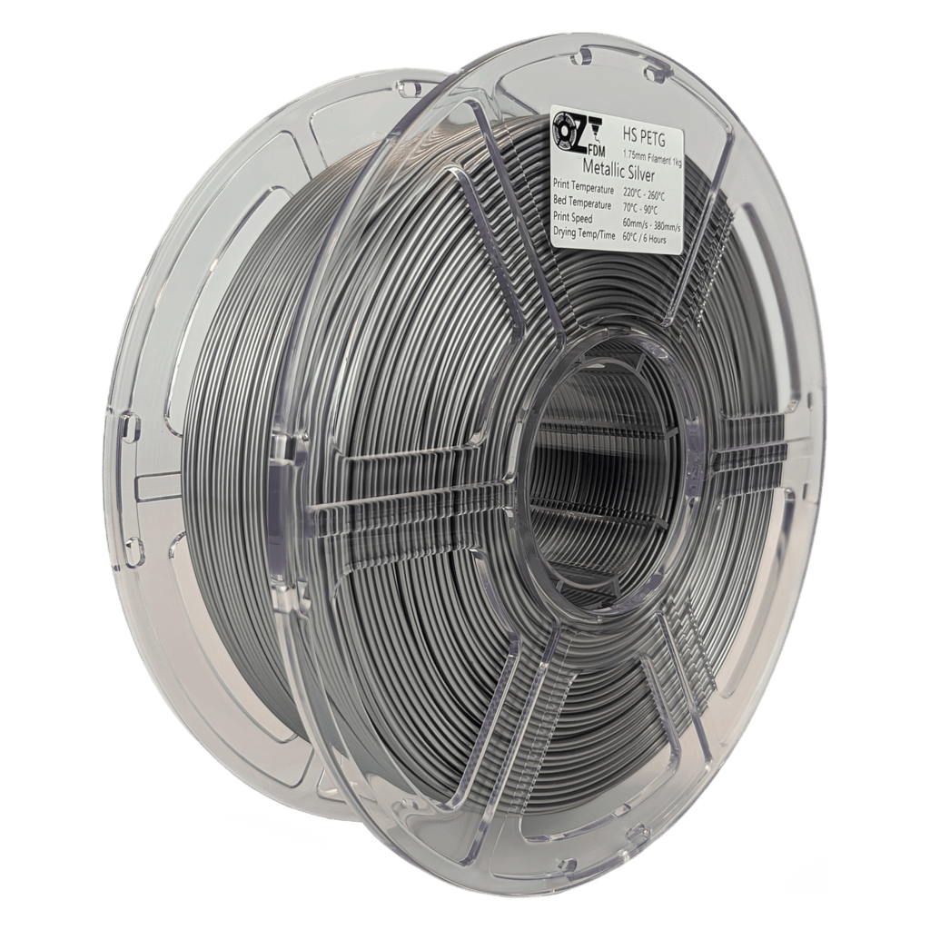 OzFDM PETG - HS Metallic Colours 3D Printing Filament 1.75mm 1KG - OzFDM