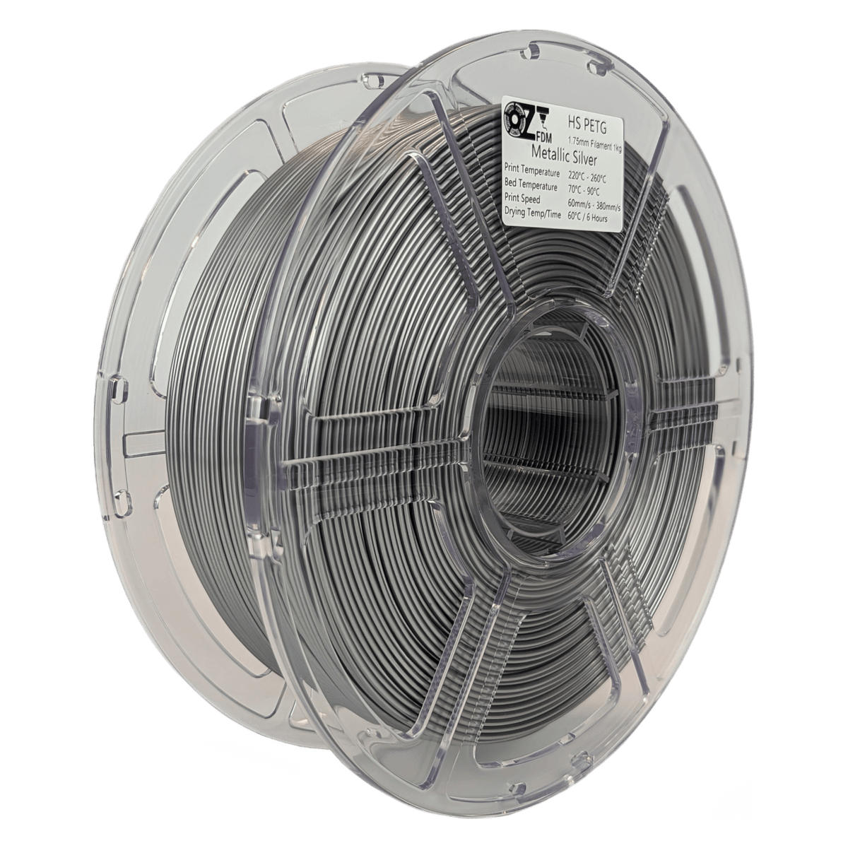 OzFDM PETG - HS Metallic Colours 3D Printing Filament 1.75mm 1KG - OzFDM