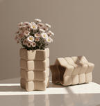 Happy Star Puffy Vase, 3D Printed Star Shaped Flower Vase