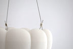 Airy Petal Hanging Planter, 3D Printed Ceiling and Wall Plant Pot