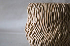 Sea Falcon Vase, 3D Printed Coral Texture Decor with Insert