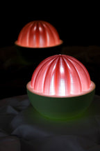 Grapefruit Table Lamp, 3D Printed Glowing Citrus Night Light
