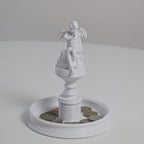 Cherub Wishing Fountain Ornament, 3D Printed Statue Coin Dish