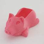 Sleeping Piglet Succulent Planter, 3D Printed Pig Plant Pot