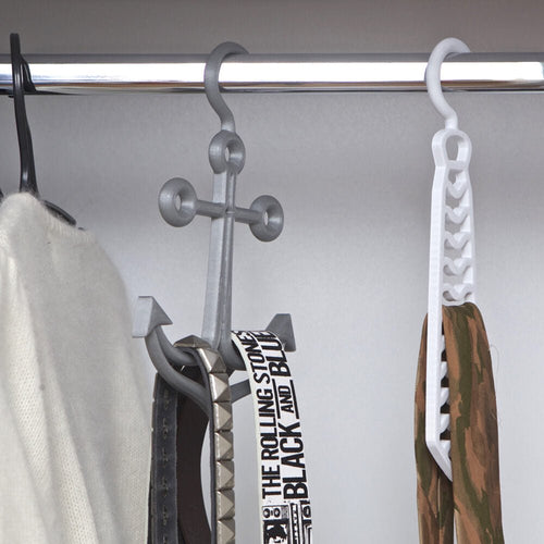 Anchor Belt and Tie Hanger, 3D Printed Closet Organiser