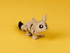 Fennec Fox Flexi Figure, 3D Printed Articulated Fidget Toy