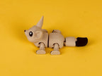 Fennec Fox Flexi Figure, 3D Printed Articulated Fidget Toy