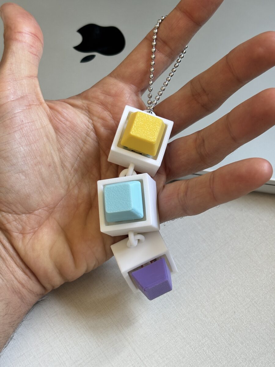 Flekey | Flexible Trio Of Keyboard Keys