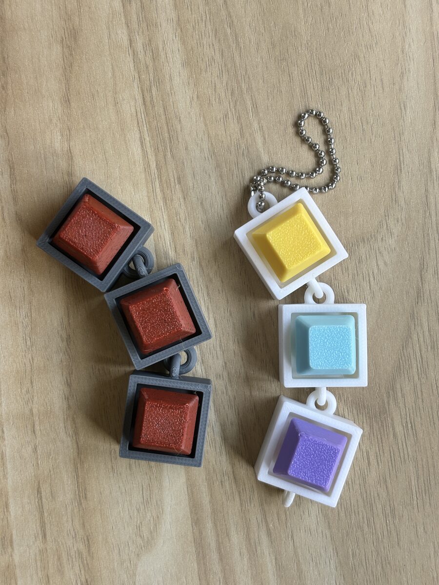Flekey | Flexible Trio Of Keyboard Keys
