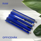 Zigzag Pencil and Pen Tray, Raw Finish 3D Printed Desk Organiser