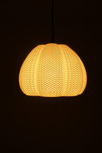 Bruno RippleMesh Desk Lamp, 3D Printed Textured Table Lamp