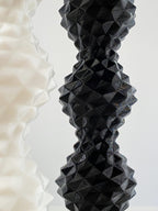 Spike Faceted Bud Vase, 3D Printed Single-Stem Flower Vase
