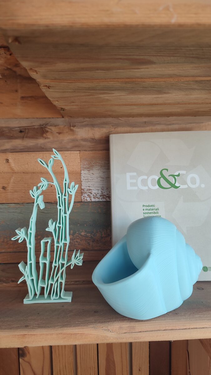 Natica Spiral Seashell Vase, 3D Printed Planter for Flowers