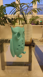 Owl Peephole Cover, 3D Printed Front Door Decor