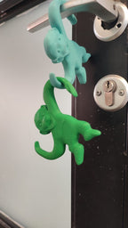 Geffrey Monkey Wall Hook, 3D Printed Door Handle Hook