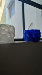 Silent Dude Face Vase, 3D Printed Character Planter