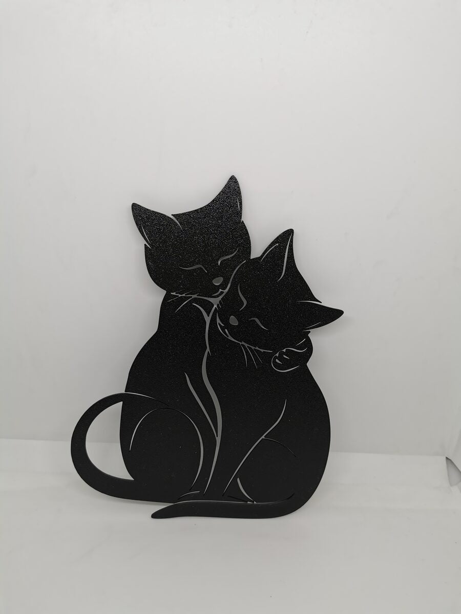 2d Loving Cats Wall Art