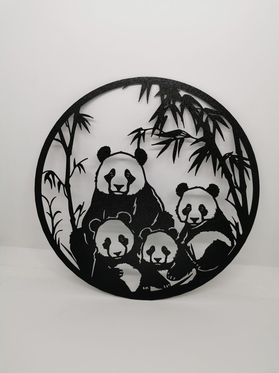 2d Pandas Wall Art
