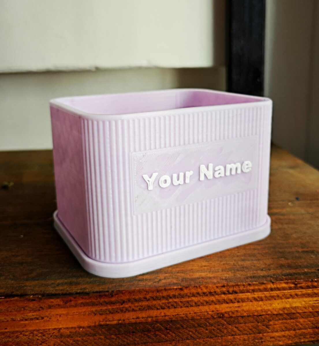 Minimal Planter With Name Label