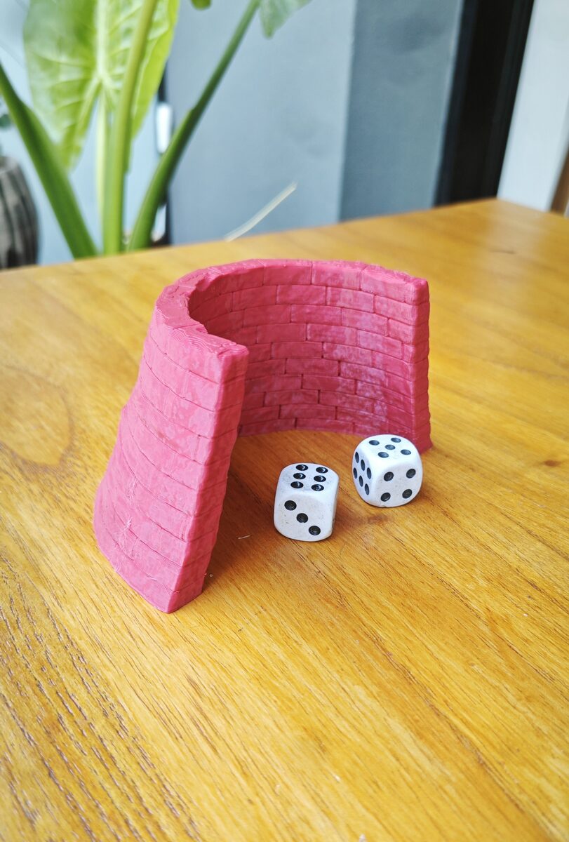 Brick Wall Dice Stoper