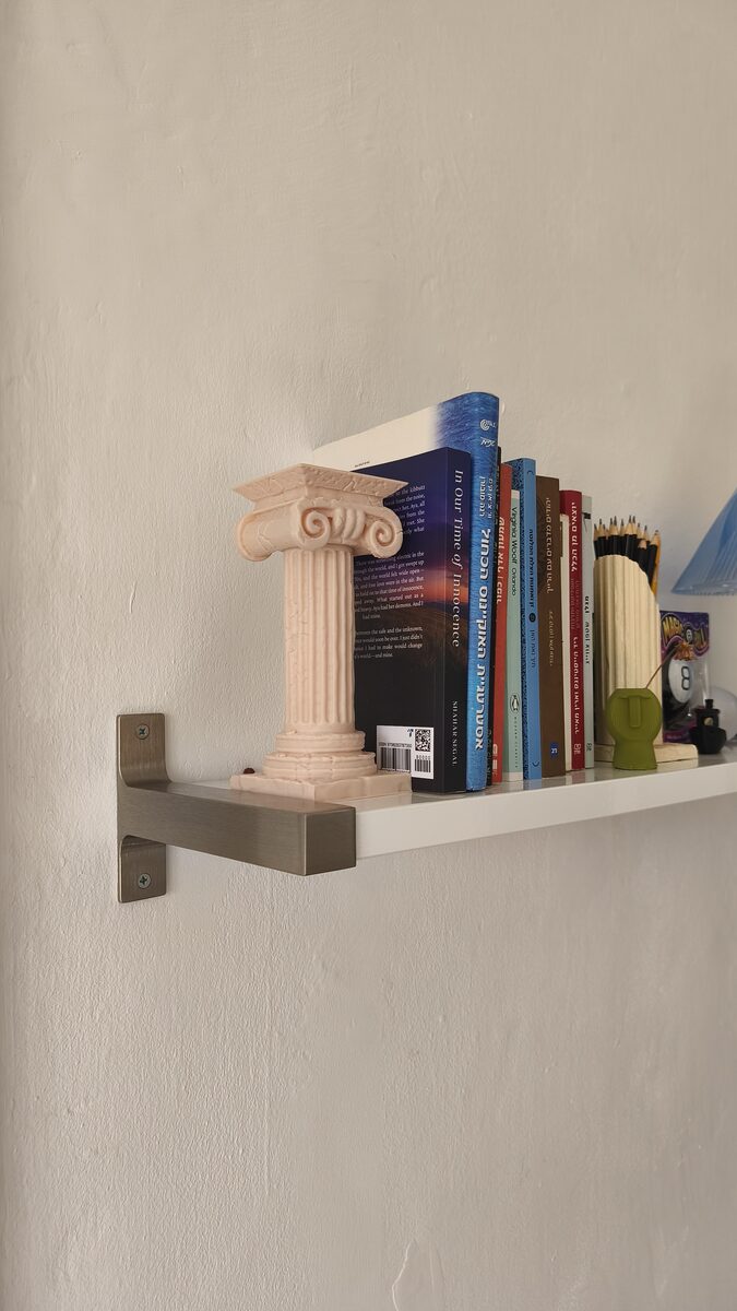 Column Destroyed Book End