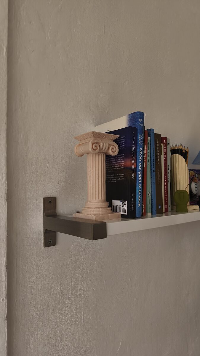 Column Destroyed Book End