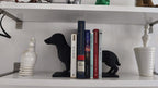 Dachshund Silhouette Bookends, 3D Printed Dog Book Holder Set
