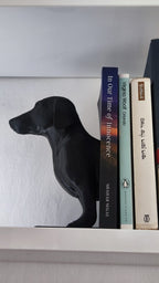 Dachshund Silhouette Bookends, 3D Printed Dog Book Holder Set