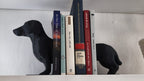 Dachshund Silhouette Bookends, 3D Printed Dog Book Holder Set