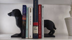 Dachshund Silhouette Bookends, 3D Printed Dog Book Holder Set