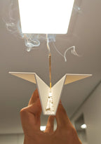 Zen Plane Paper Airplane Incense Holder, 3D Printed Ash Catcher