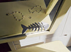 Fishbone Mirror Jewellery Hook, 3D Printed Vanity Organiser