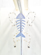 Fishbone Mirror Jewellery Hook, 3D Printed Vanity Organiser