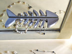 Fishbone Mirror Jewellery Hook, 3D Printed Vanity Organiser