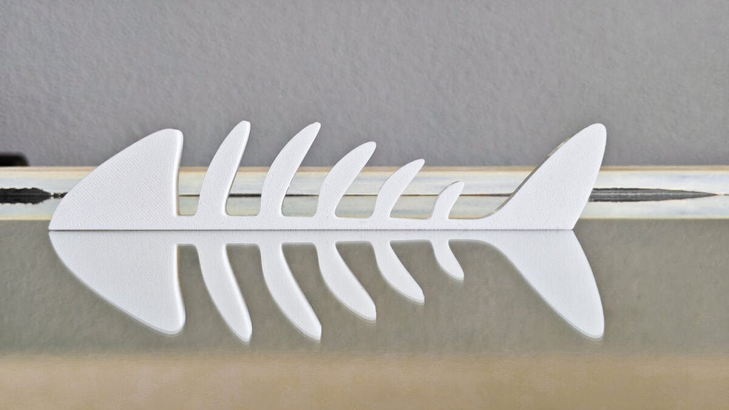 Fishbone Mirror Jewellery Hook, 3D Printed Vanity Organiser