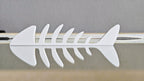 Fishbone Mirror Jewellery Hook, 3D Printed Vanity Organiser