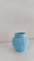 Floral Urn Tealight Candle Holder, 3D Printed Vintage Decor