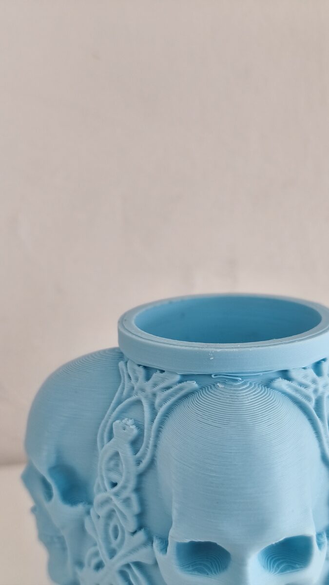 Skull Candle Holder