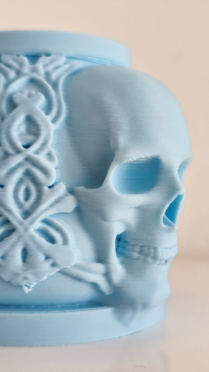Skull Candle Holder