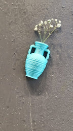 Greek Amphora Fridge Magnet, Mini 3D Printed Vase Decor
