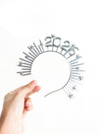 2026 New Year Headband, 3D Printed Sunburst Party Crown