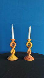 Heart Candlestick Holder, 3D Printed Spiral Lotus Candle Holder