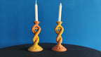 Heart Candlestick Holder, 3D Printed Spiral Lotus Candle Holder