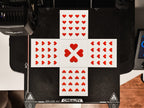 Foldable Heart Valentine Gift Box, 3D Printed Two Colour Cube