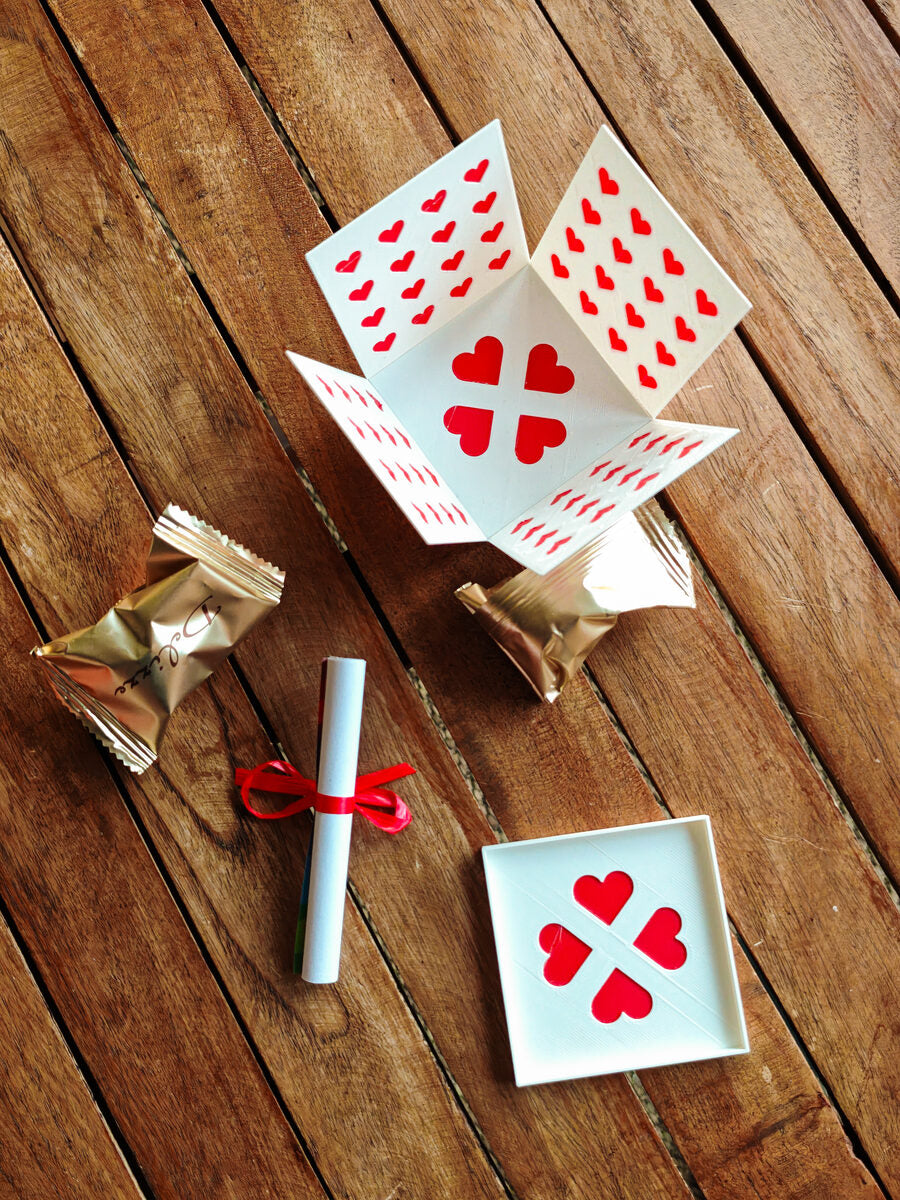 Foldable Valentine Gift Box