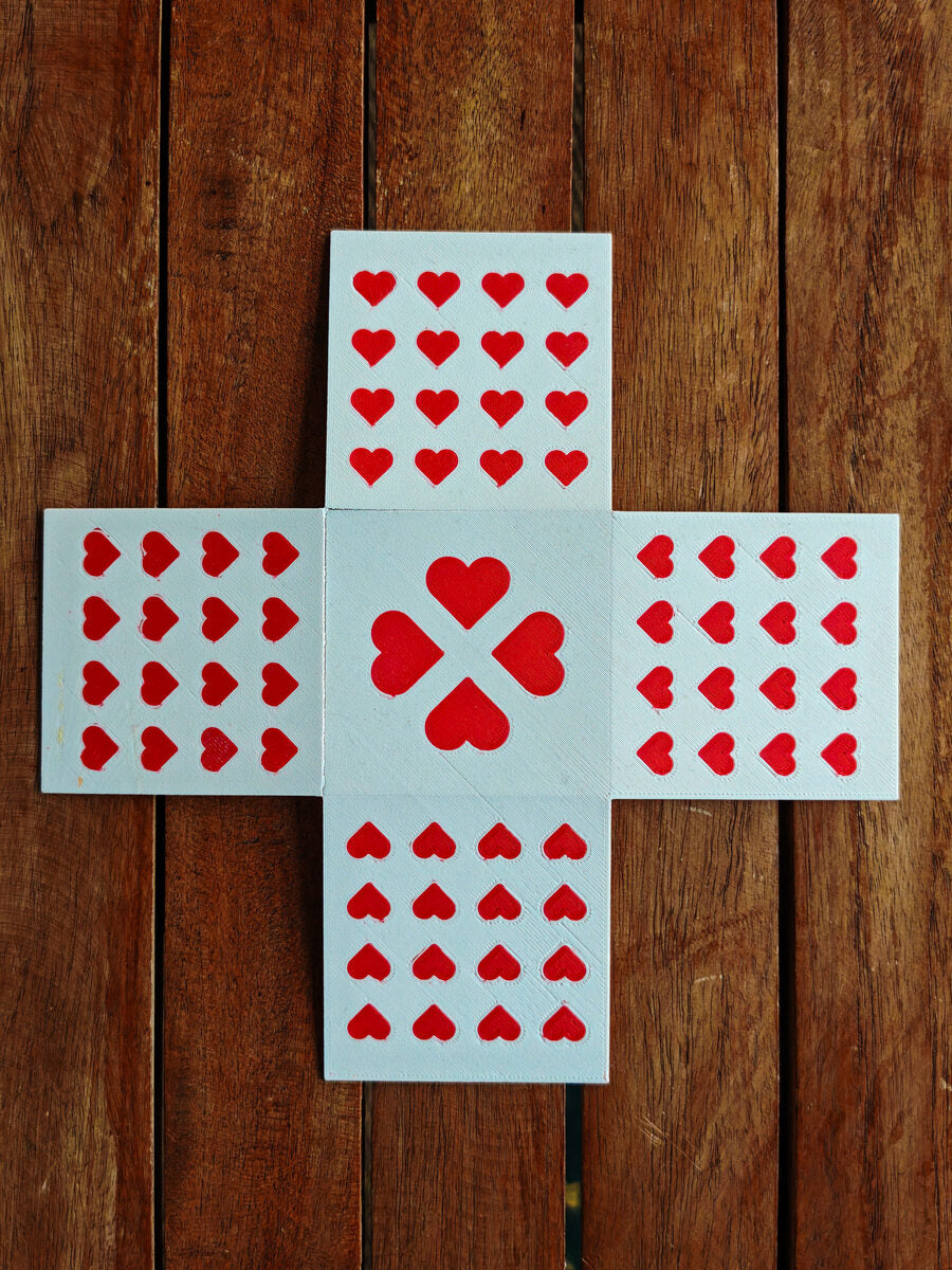 Foldable Valentine Gift Box