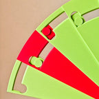 Snap-Fit Folding Hand Fan, 3D Printed Beach and Festival Fan
