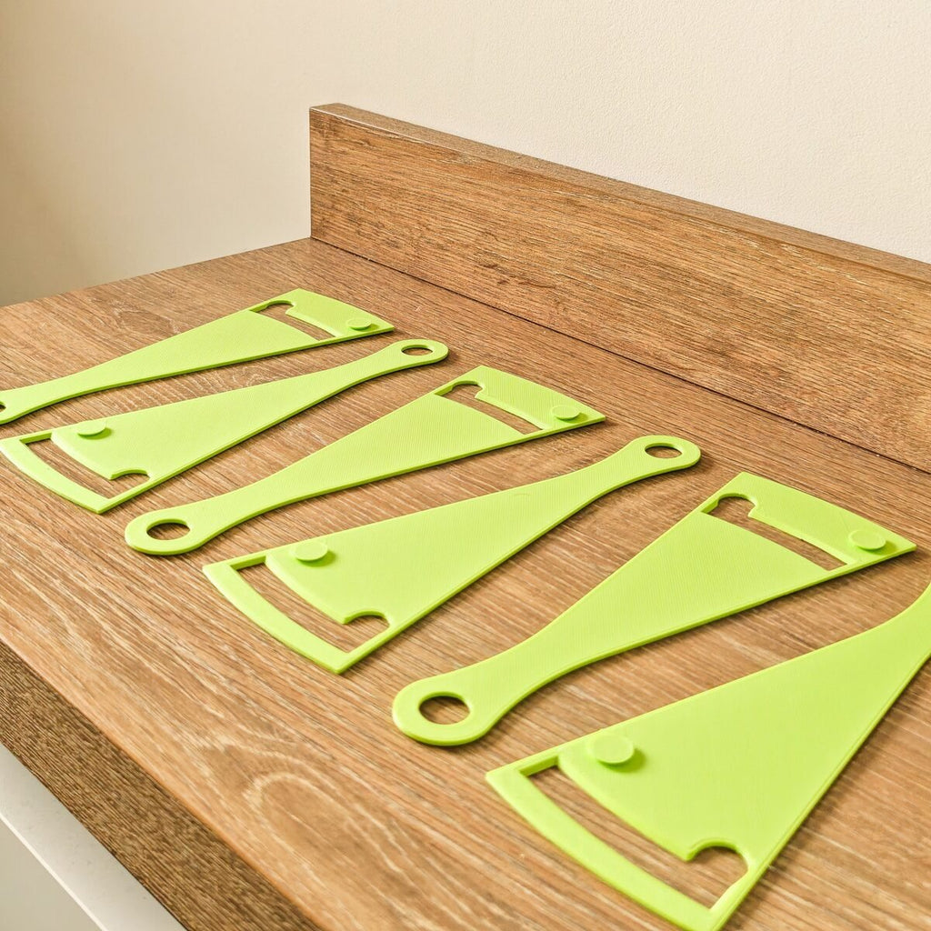 Snap-Fit Folding Hand Fan, 3D Printed Beach and Festival Fan
