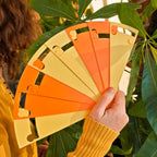 Snap-Fit Folding Hand Fan, 3D Printed Beach and Festival Fan