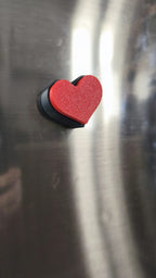 Magnetic Heart Fidget Clicker, 3D Printed Fridge Toy